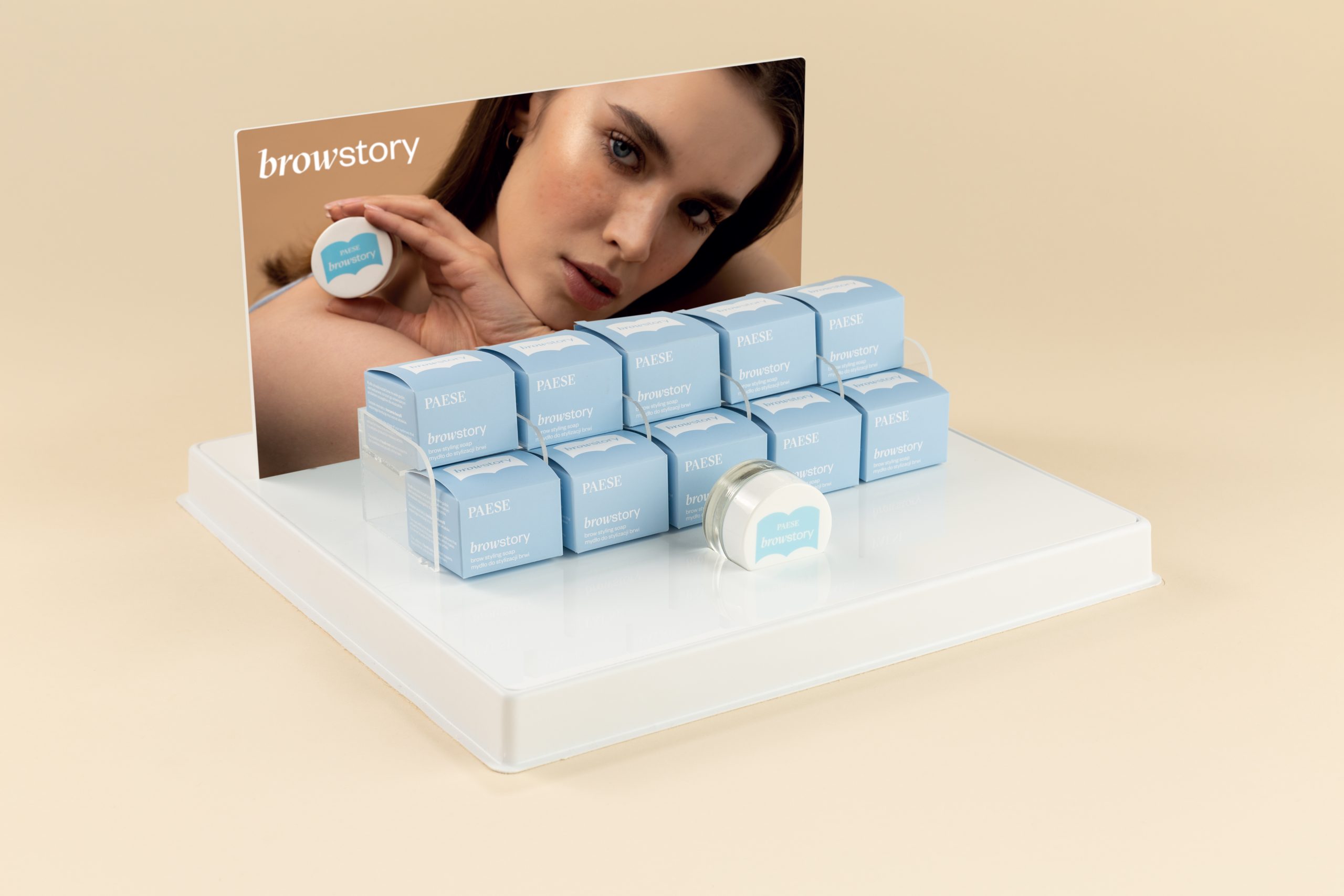 UZACU ZIEPES - GĒLS - PAESE BROW STYLING SOAP BROWSTORY